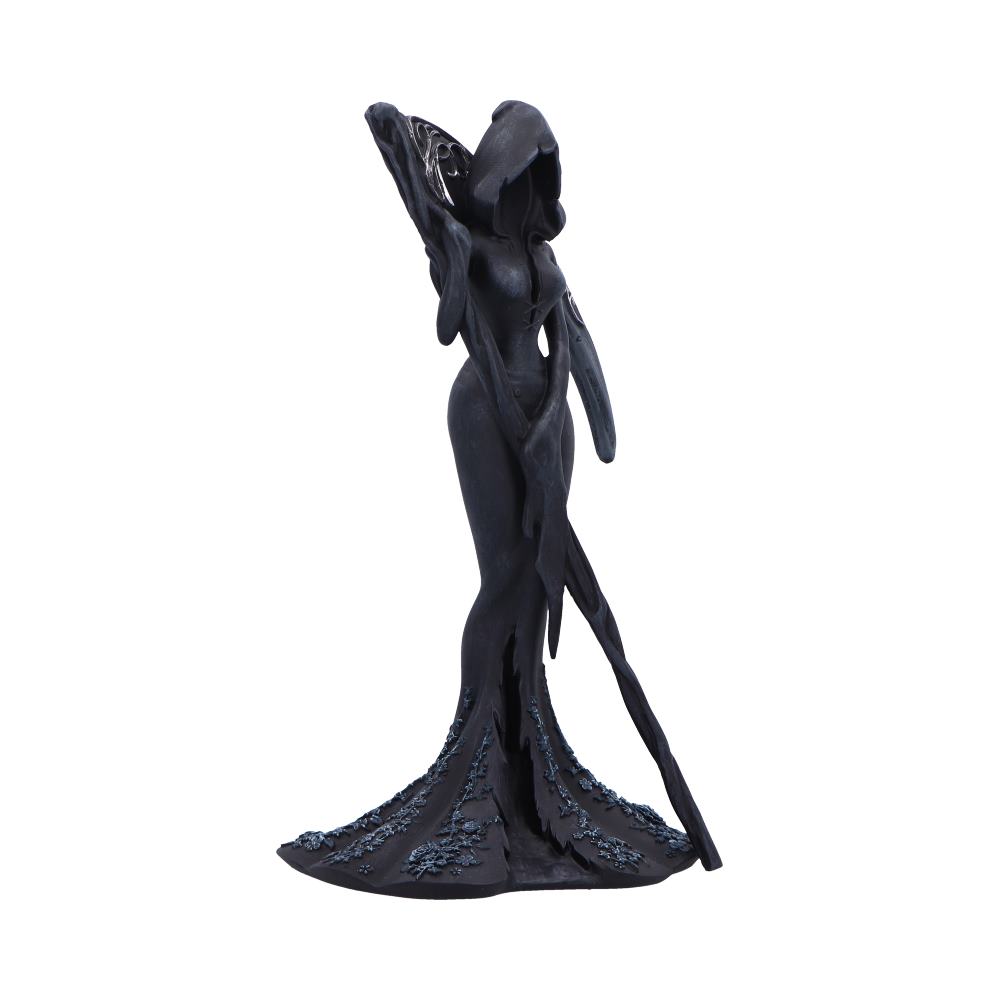 Femme Fatale Reaper – Gothic Figur mit Sense 20 cm Dekofigur Halloween