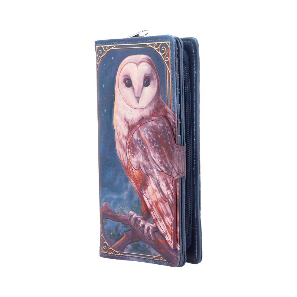 Mystische Geldbörse mit Fantasy Eulenmotiv und Ornamenten 3D Gothic