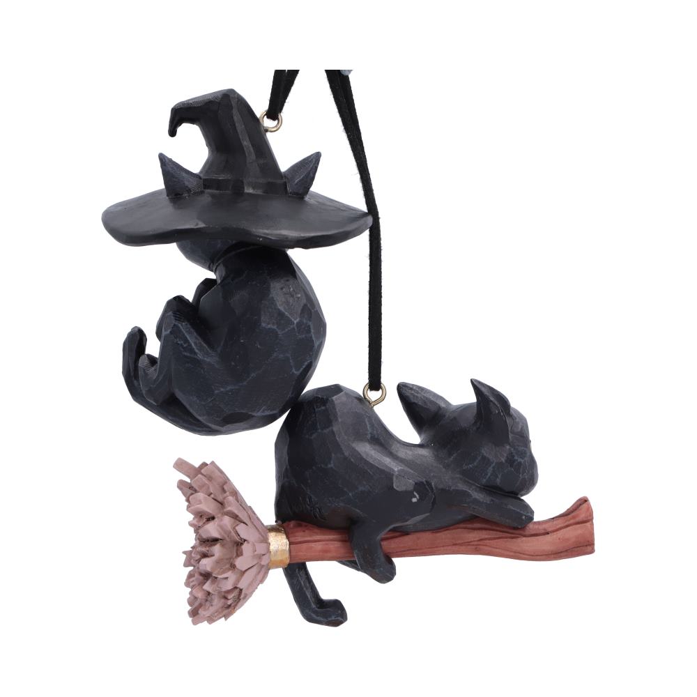 Curse and Claw Gothic Weihnachtsanhänger – 2 schwarze Katzen