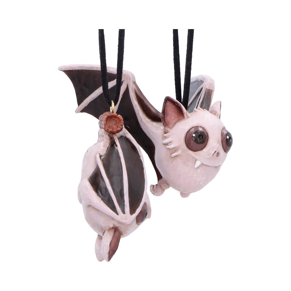 Sneak and Peak Fledermaus-Anhänger – Gothic Weihnachtsanhänger Bat
