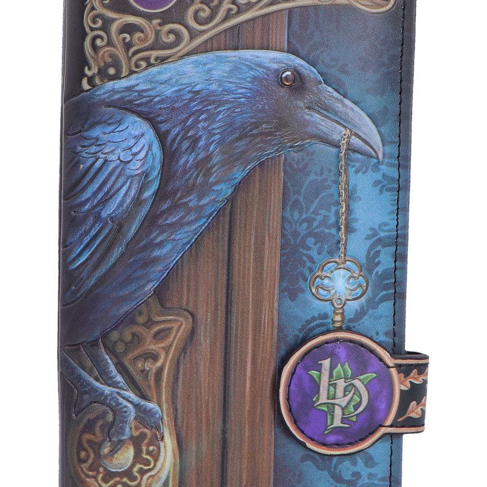 Gothic Geldbörse mit nostalgischem Rabenmotiv Fantasy "Loki Embossed"