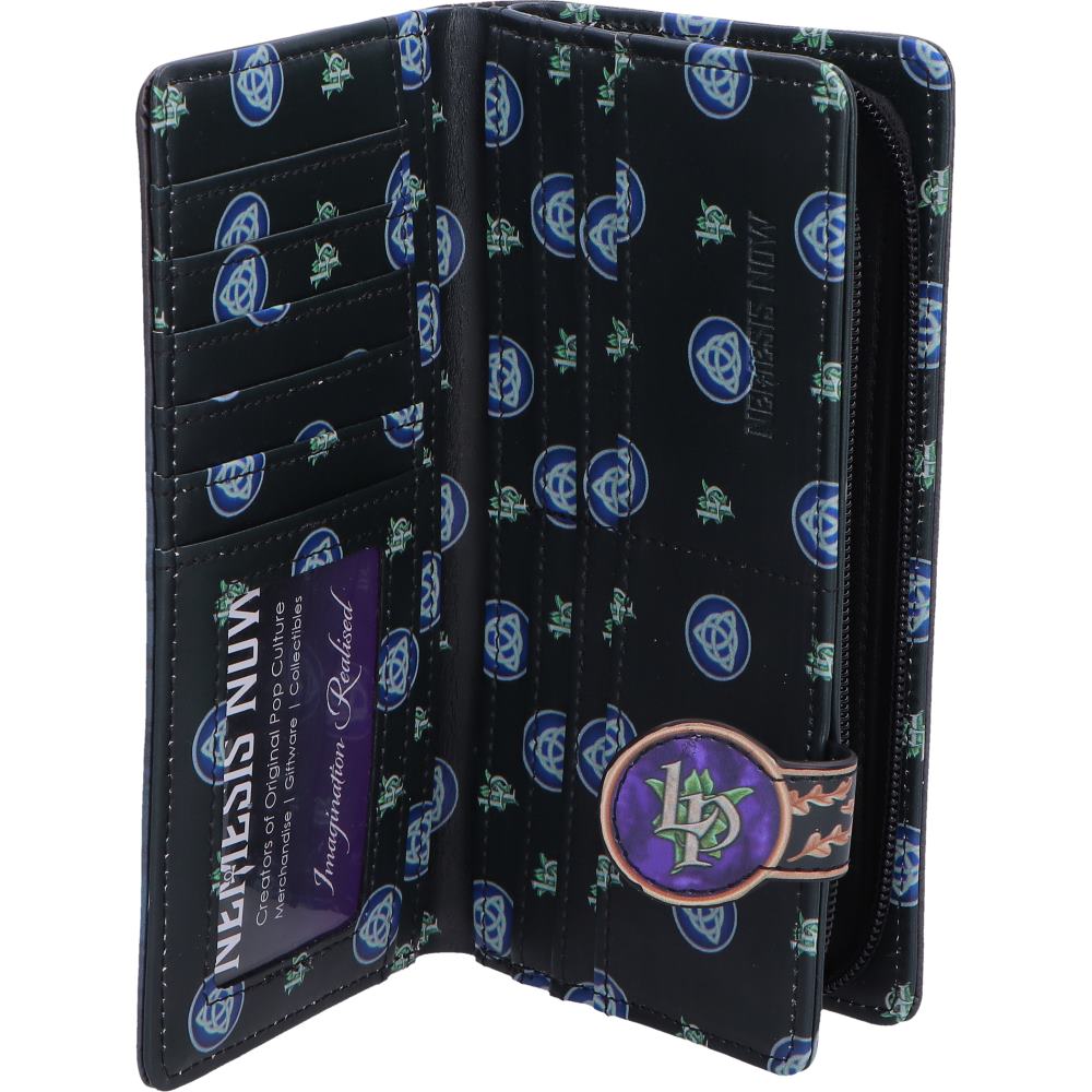 Gothic Geldbörse mit nostalgischem Rabenmotiv Fantasy "Loki Embossed"