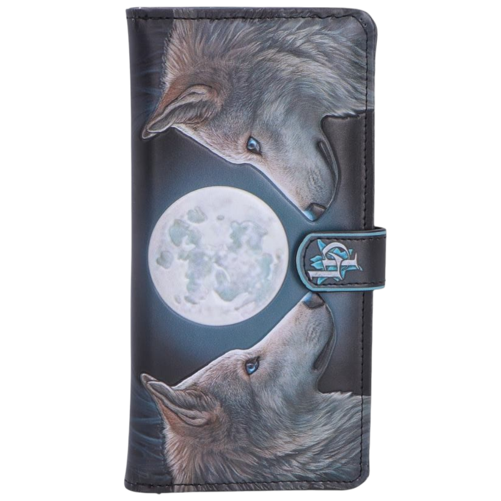 Lisa Parker Geldbörse Wolf Gothic Etui "Lunar Gaze" 18,5 cm Mond