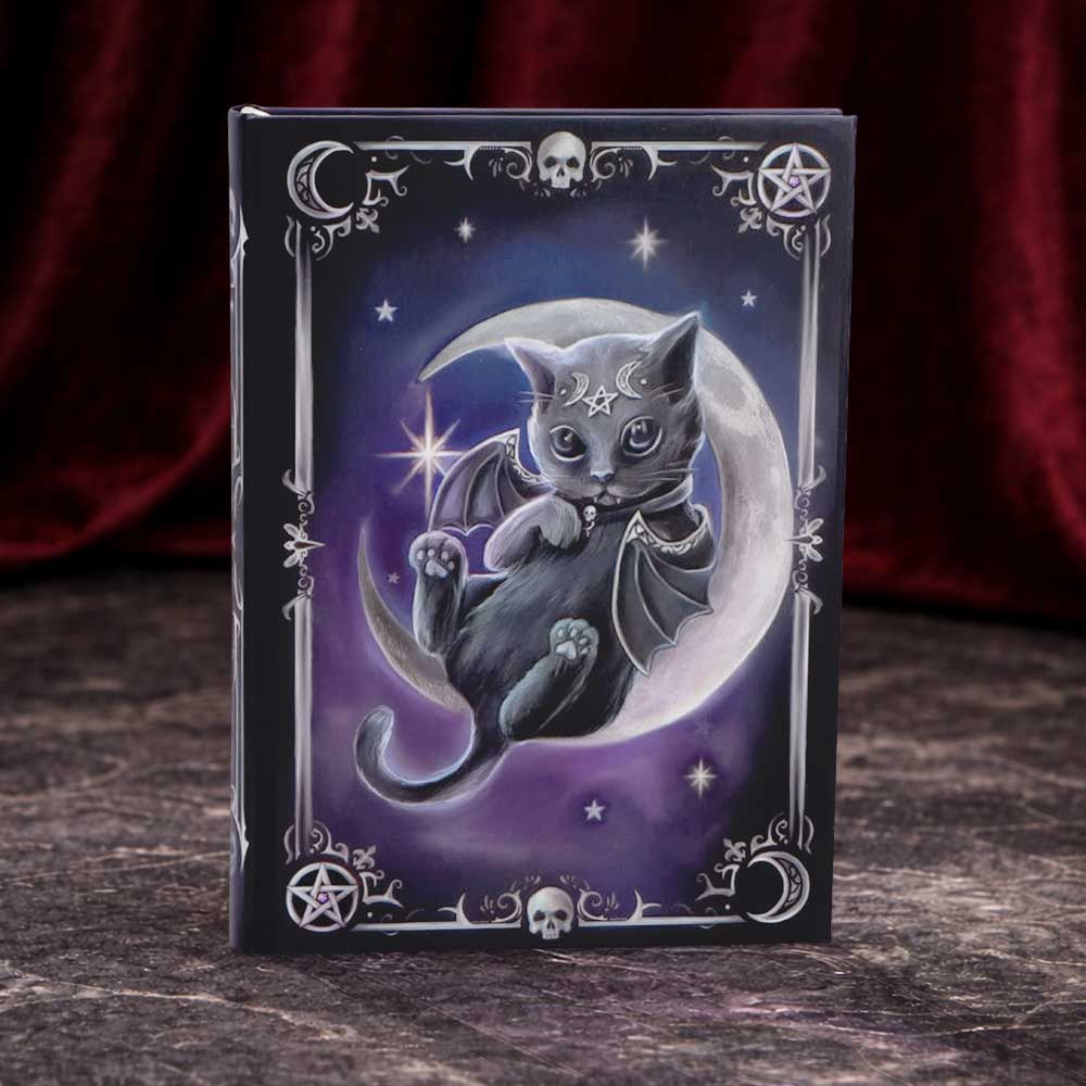 Cult Cuties Malpuss Journal – Gothic Notizbuch mit Mondmotiv