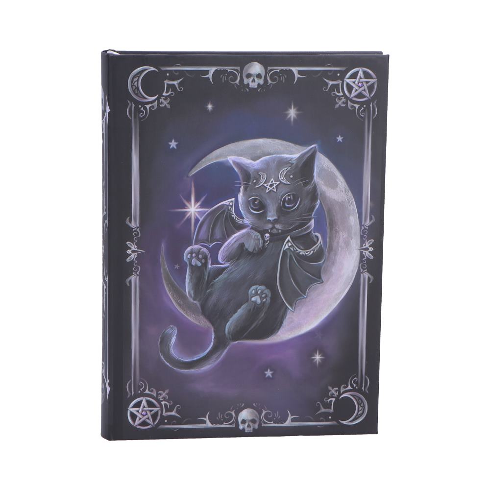 Cult Cuties Malpuss Journal – Gothic Notizbuch mit Mondmotiv