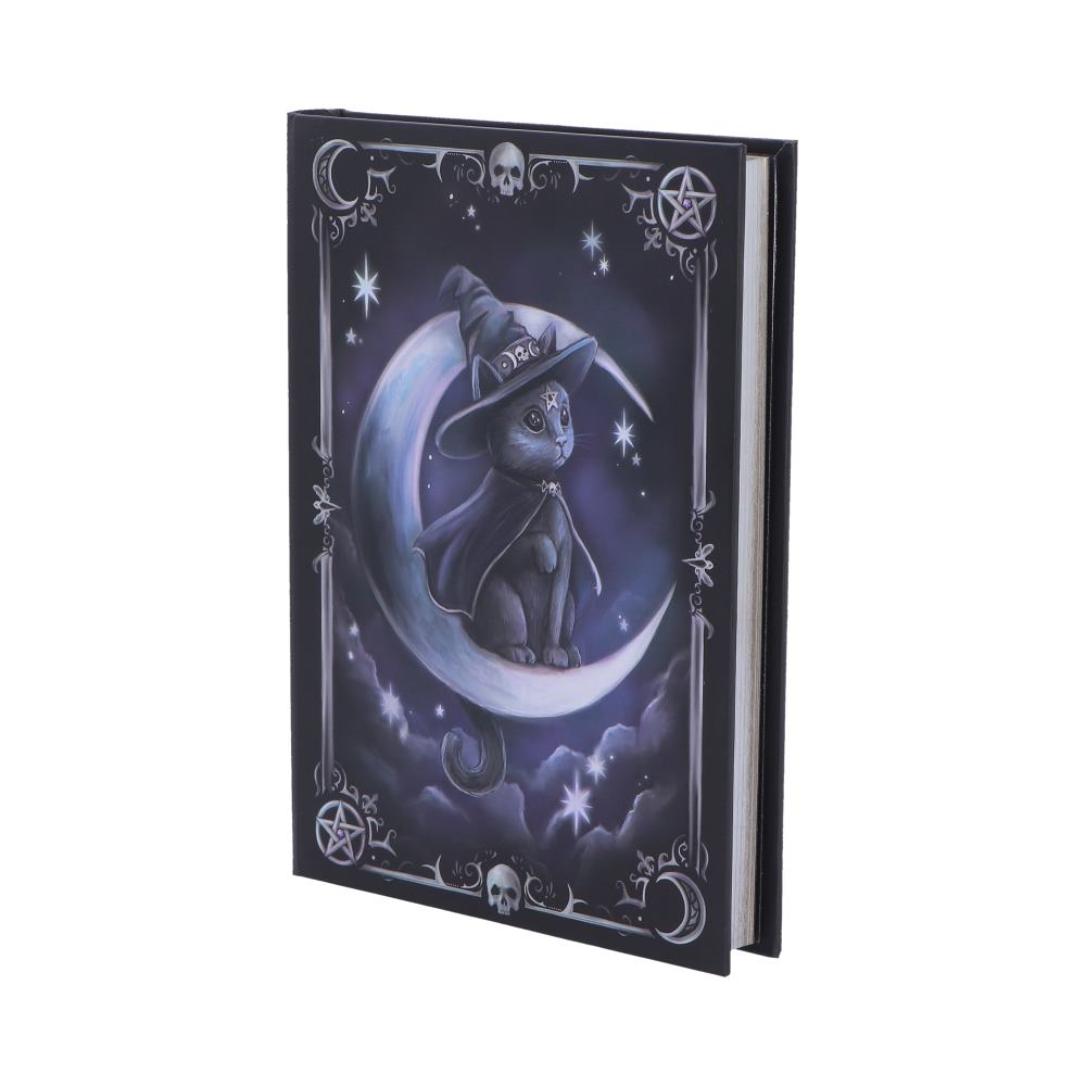 Cult Cuties Purrah Journal – Gothic A5-Notizbuch mit Mondmotiv