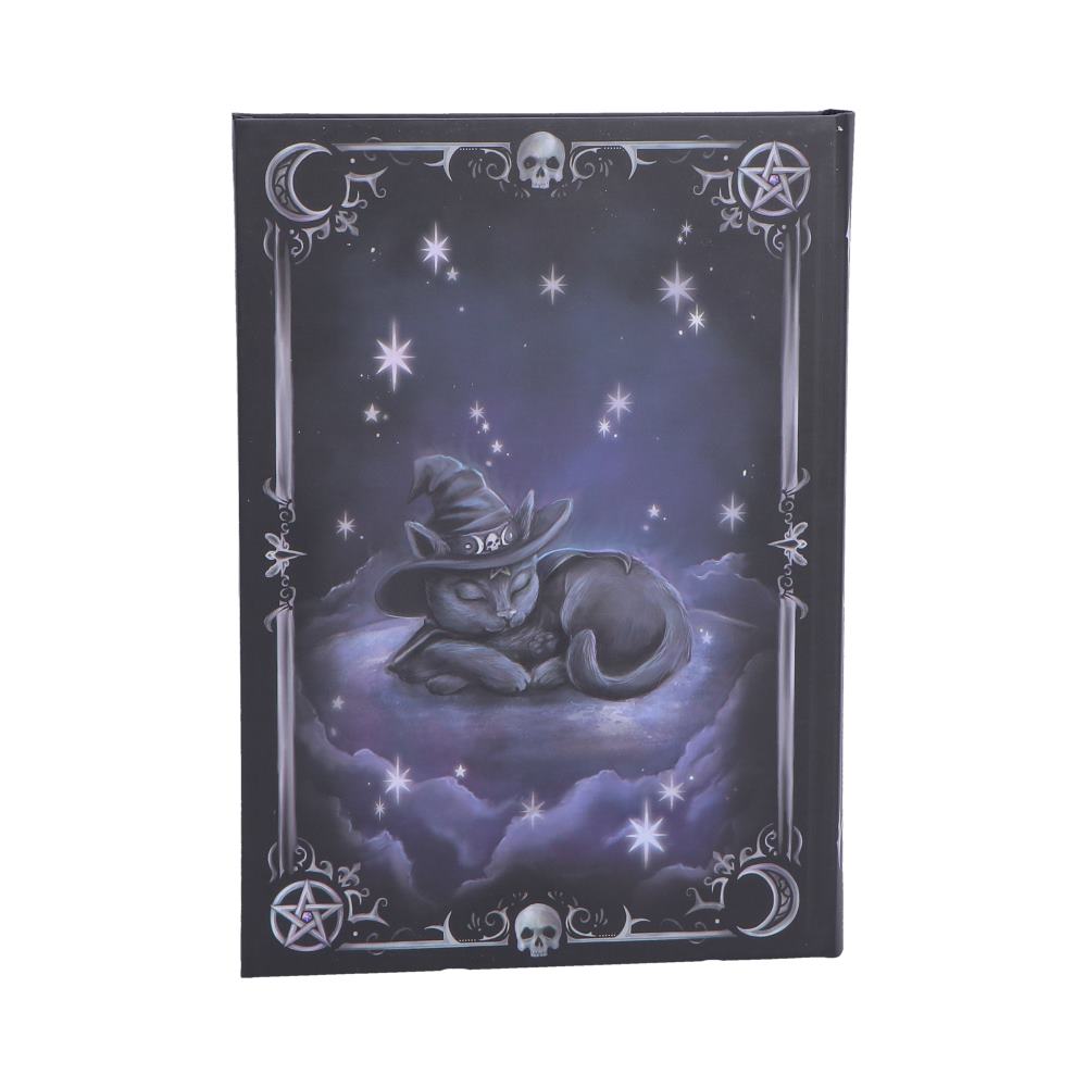 Cult Cuties Purrah Journal – Gothic A5-Notizbuch mit Mondmotiv