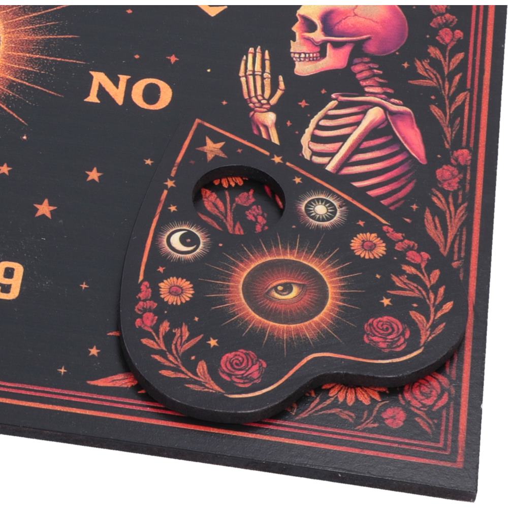 Spirit Board Bloom mit Planchette – Gothic 42 × 34 cm