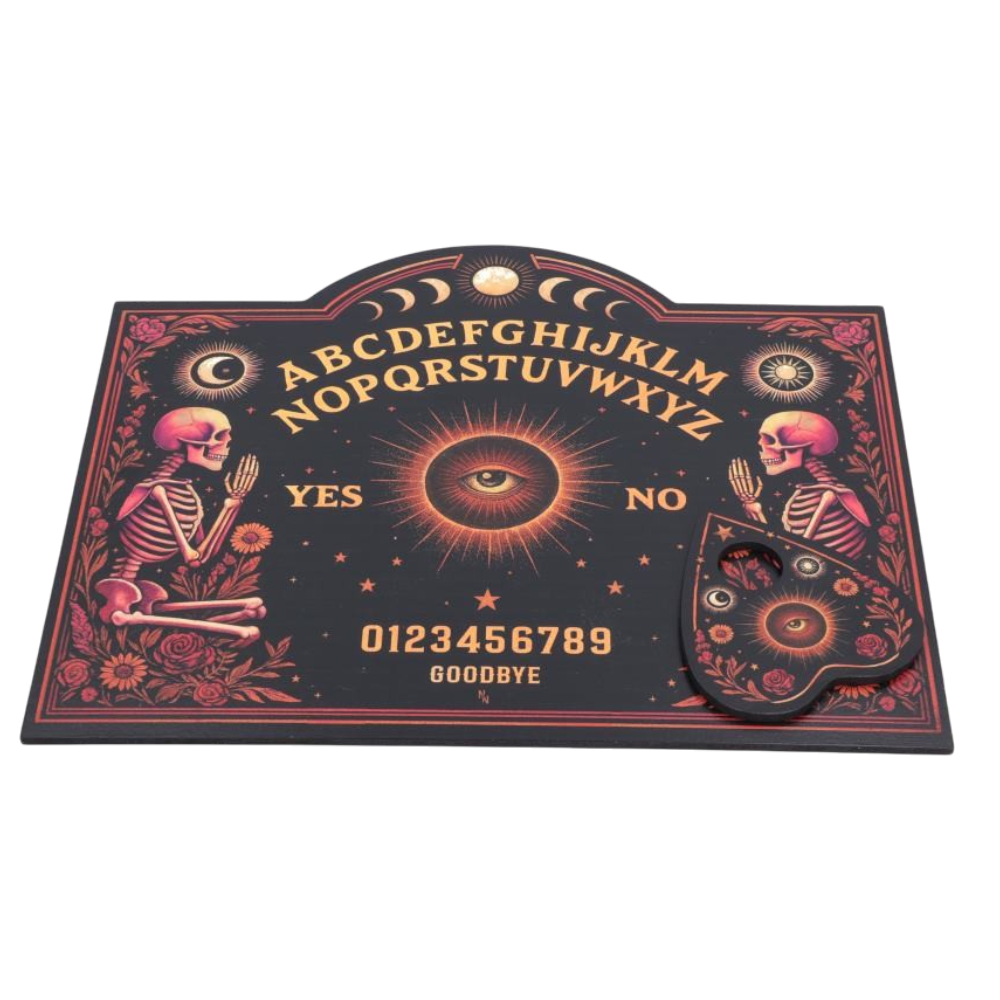 Spirit Board Bloom mit Planchette – Gothic 42 × 34 cm