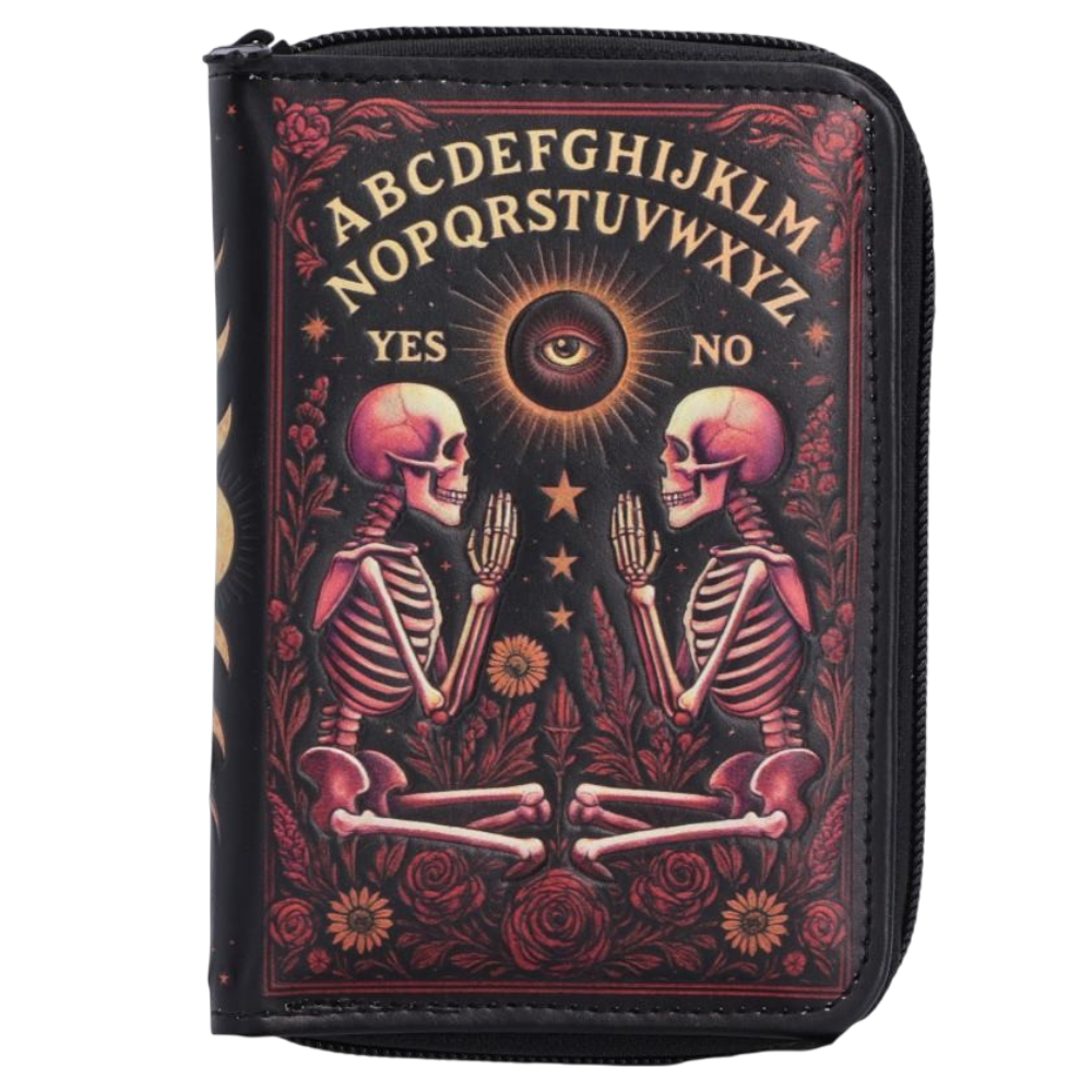 Spirit Board Bloom – Geprägte Gothic Geldbörse 14,8 cm
