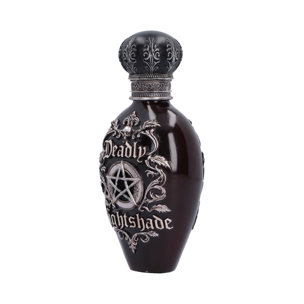 Deadly Nightshade Bottle – Gothic Dekofigur 15,6 cm Giftflasche Hexe mit Pentagramm