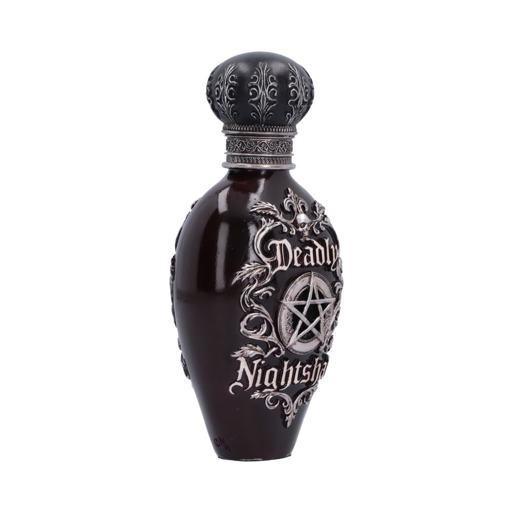 Deadly Nightshade Bottle – Gothic Dekofigur 15,6 cm Giftflasche Hexe mit Pentagramm
