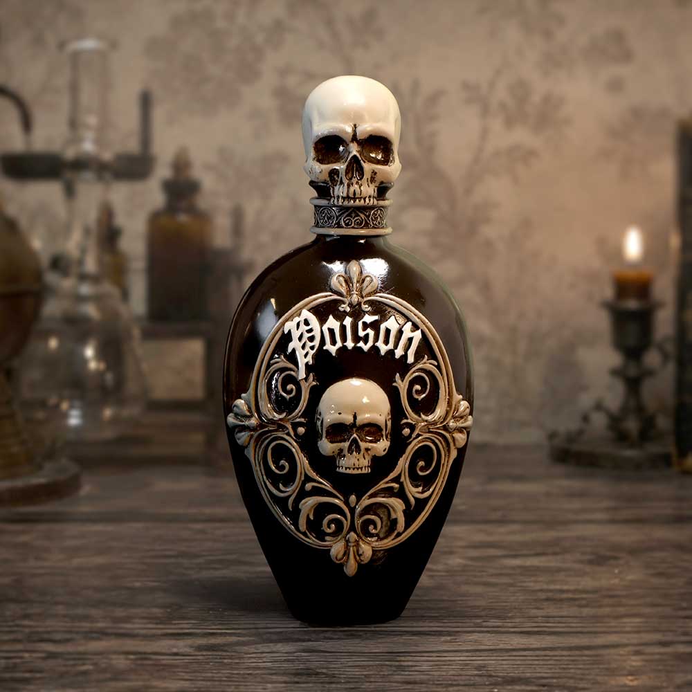 Poison Bottle – Gothic Dekofigur 15,5 cm Giftflasche 3D Hexen Witchy