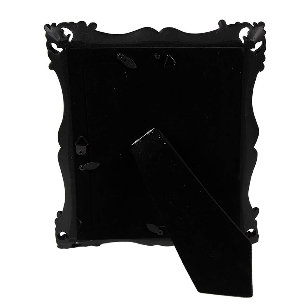Bilderrahmen 13x18 cm schwarzes Kunststoff-Glasbild