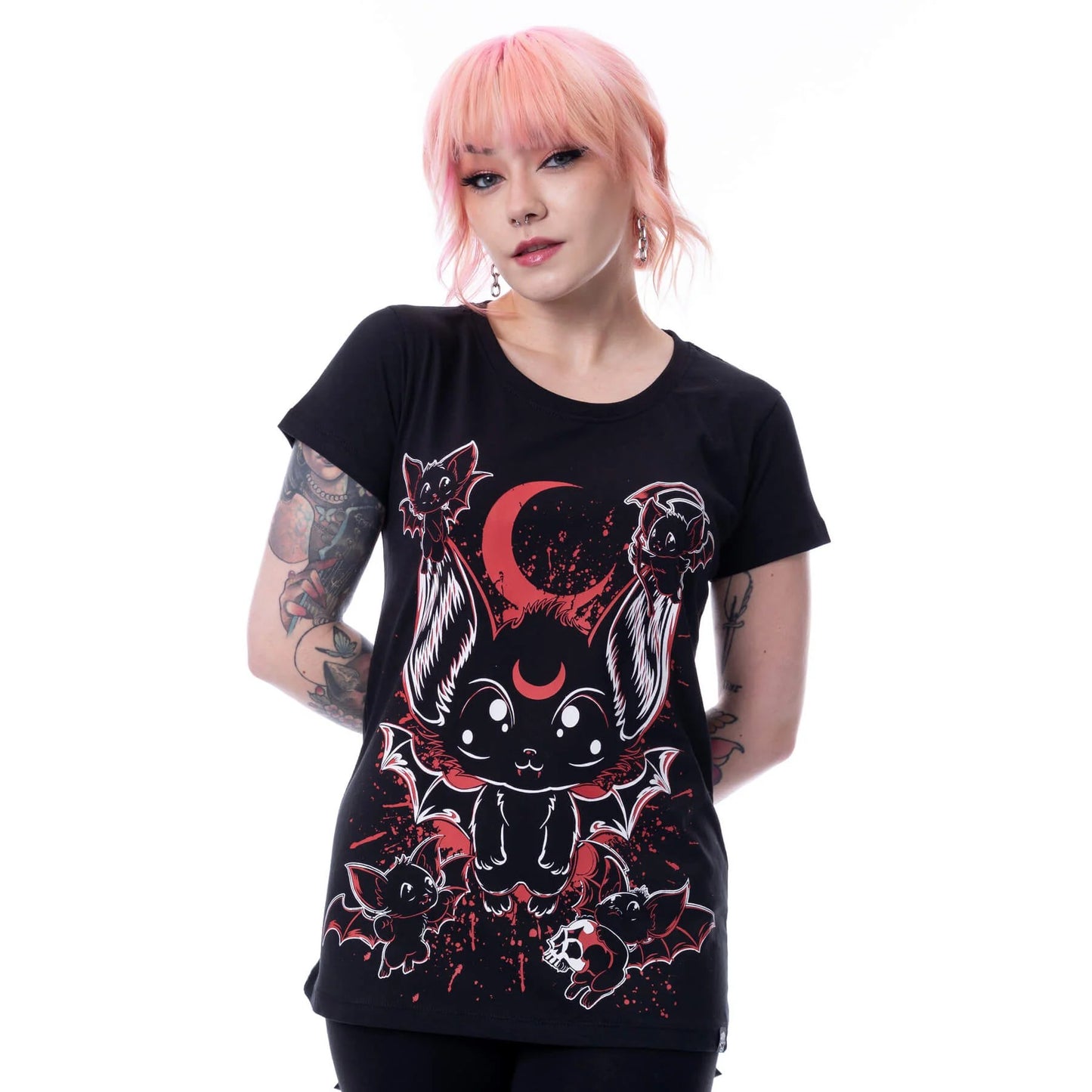 Anime-Gothic Top Fledermaus Baby Bats T-Shirt – Cupcake Cult
