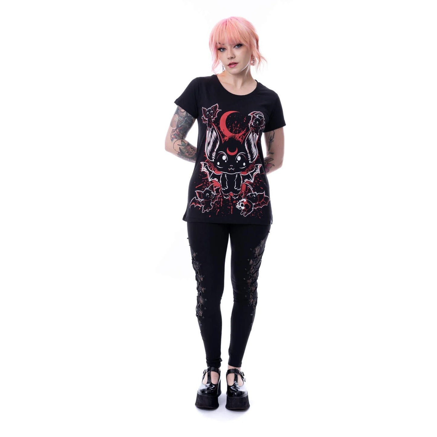 Anime-Gothic Top Fledermaus Baby Bats T-Shirt – Cupcake Cult