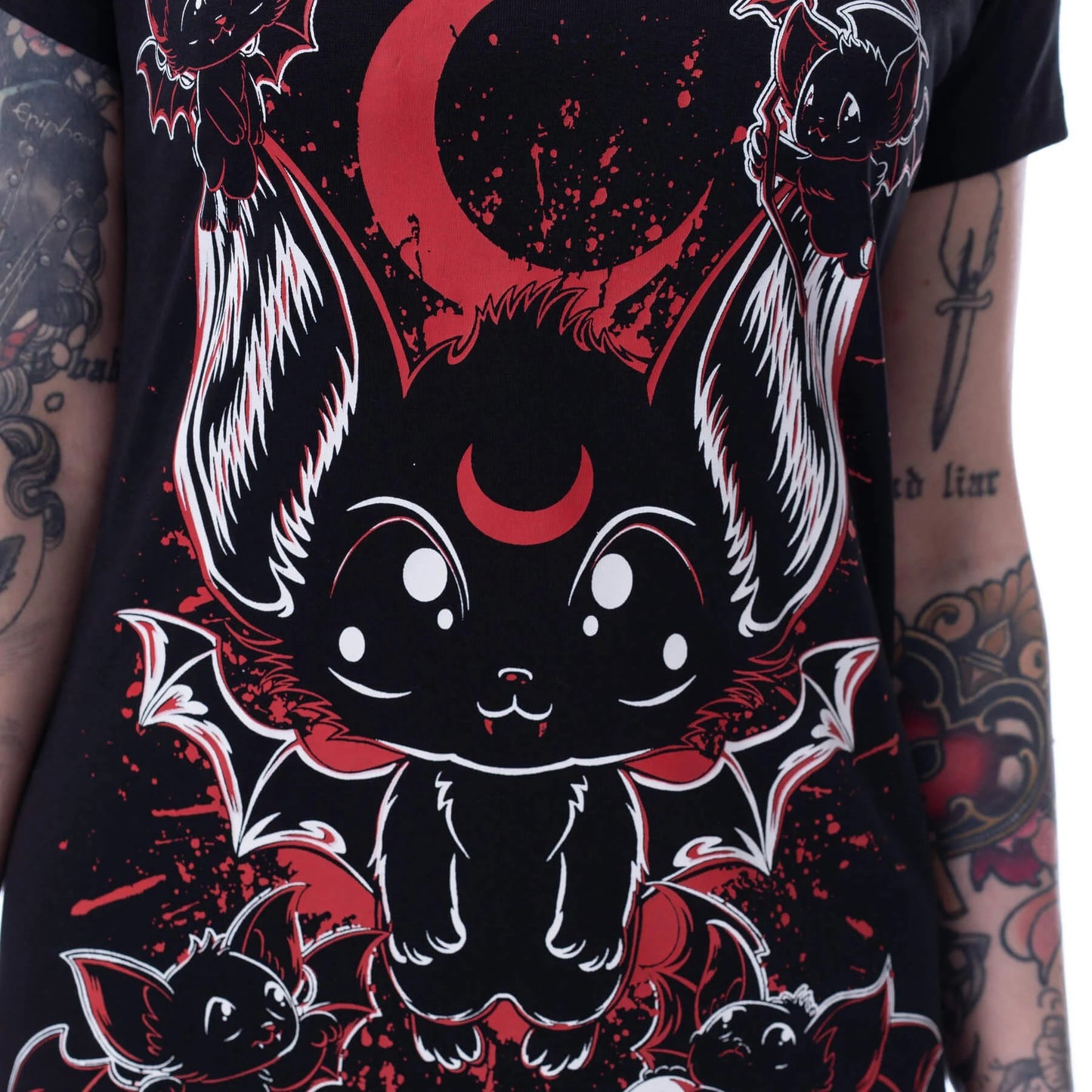 Anime-Gothic Top Fledermaus Baby Bats T-Shirt – Cupcake Cult