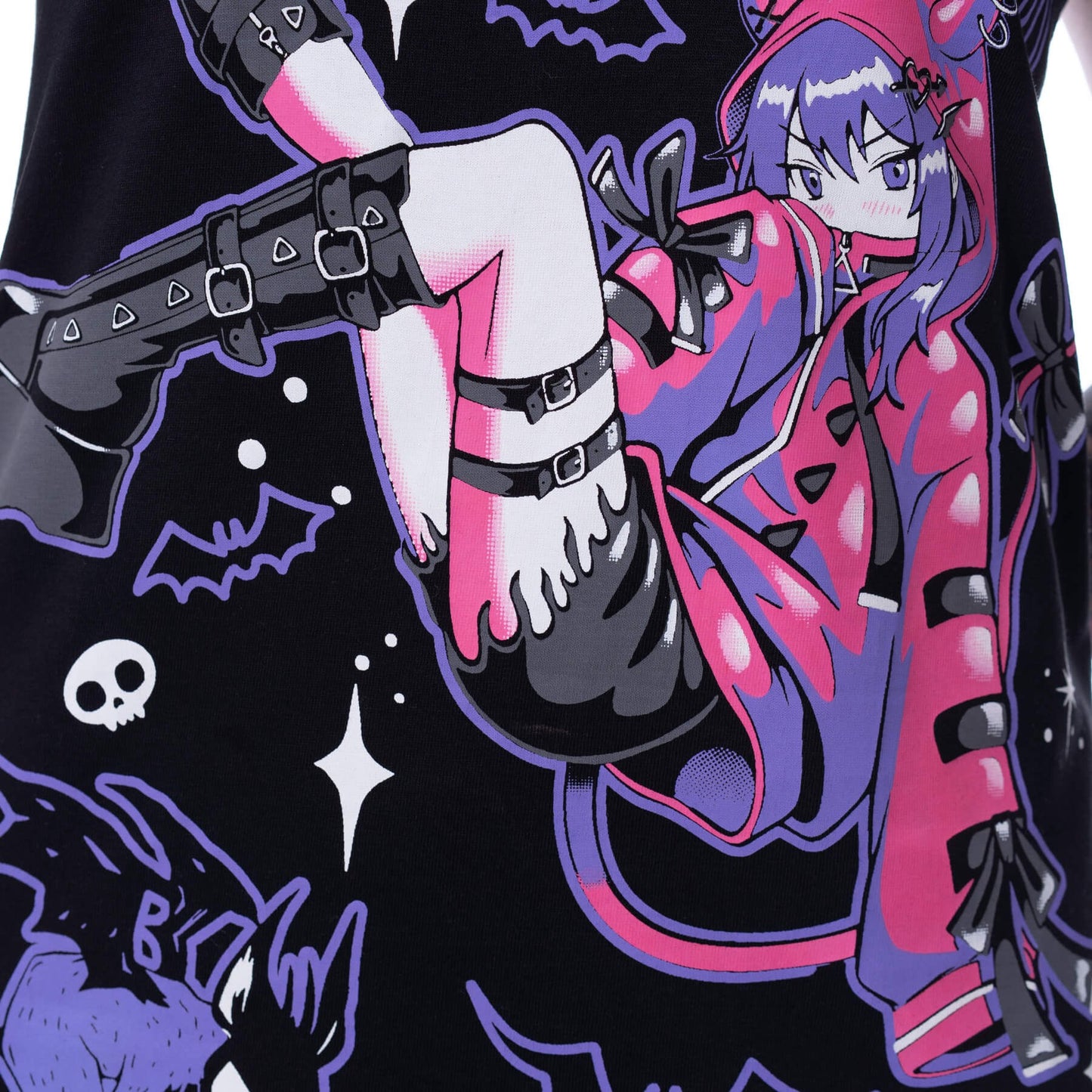 Cute Girl Anime Gothic Top "Bat Brat T-Shirt" – Cupcake Cult