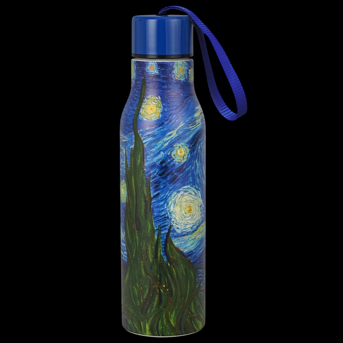 Thermosflasche „Sternennacht“ 500 ml, inspiriert von Van Gogh, Edelstahl