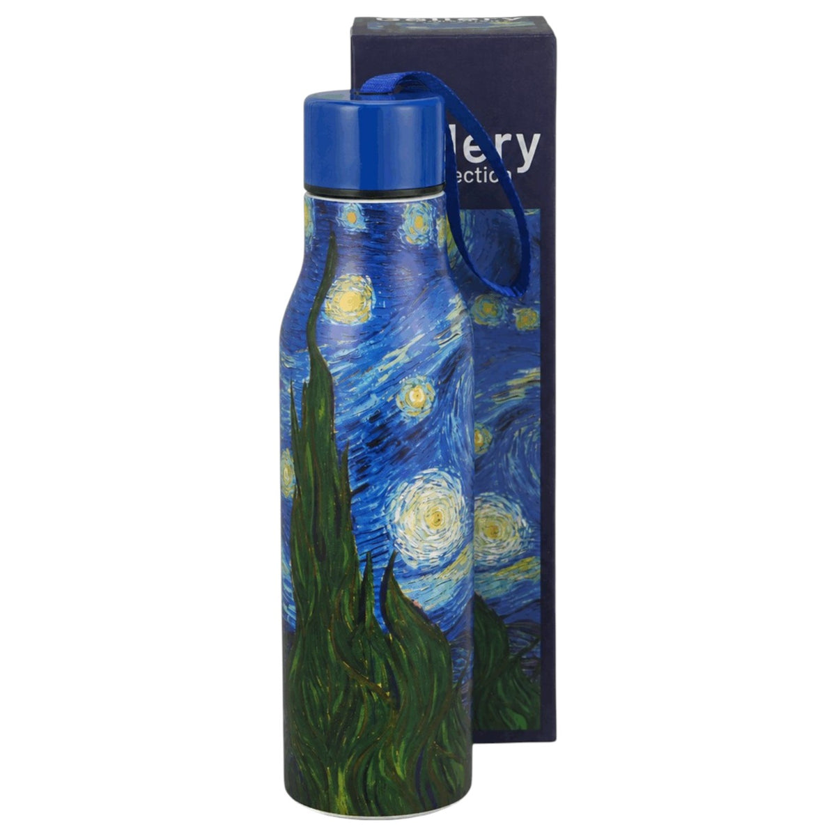 Thermosflasche „Sternennacht“ 500 ml, inspiriert von Van Gogh, Edelstahl