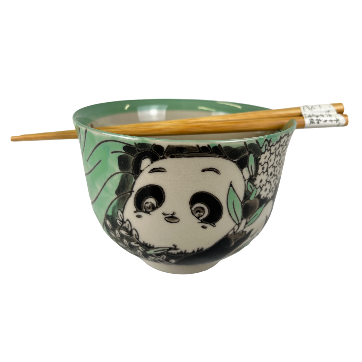 Panda Donburi Schüssel mit Essstäbchen "Bamboo Forest" Geschenkset