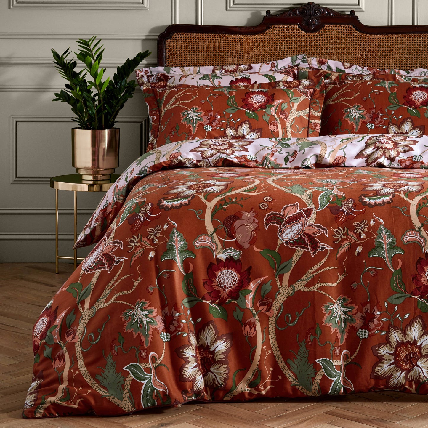 Romantische Bettwäsche-Set „Botanist“ Wendebettwäsche – Blumenmuster