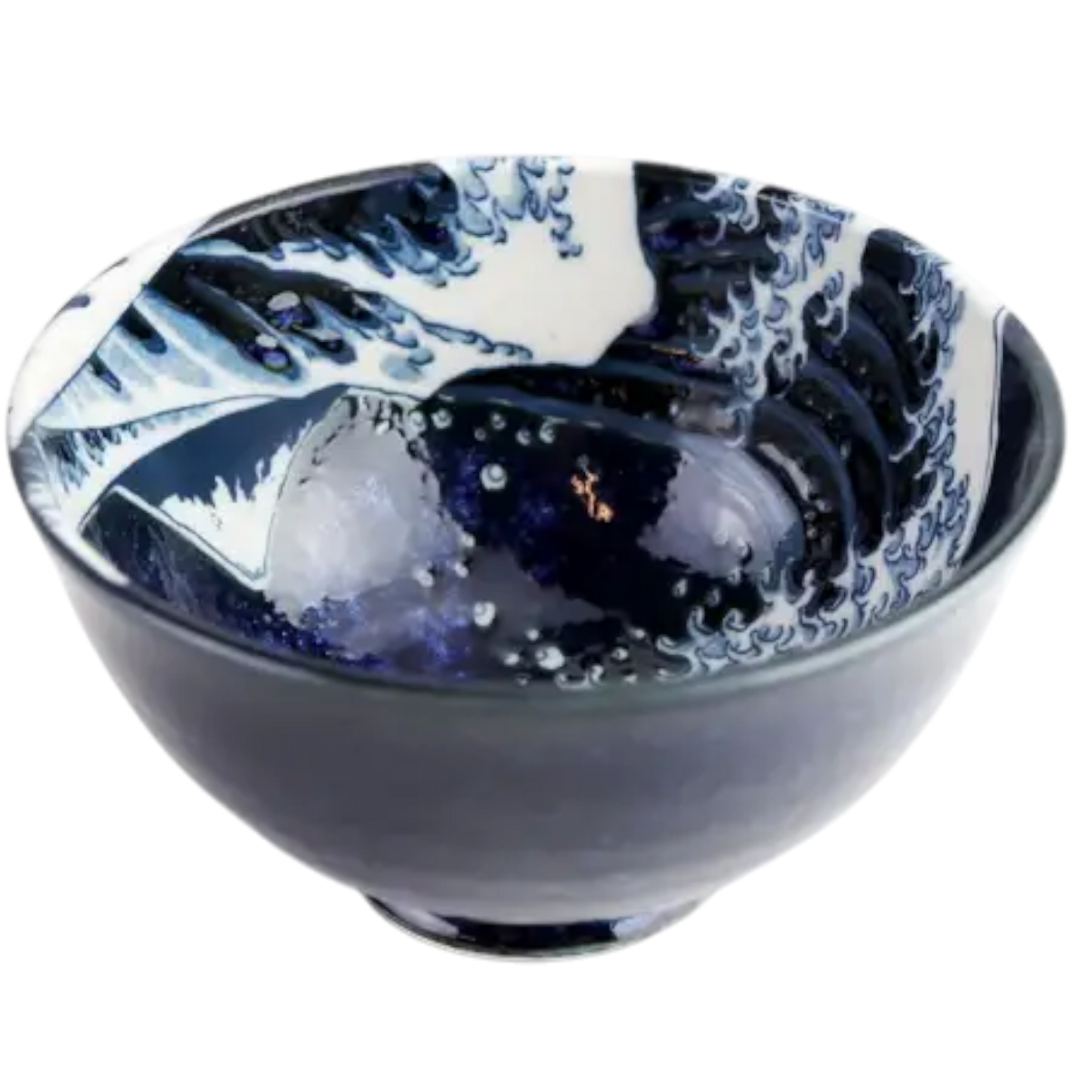 Japanische Design-Schale "The great Wave" 560 ml für Ramen