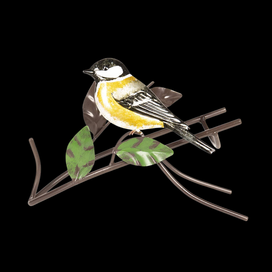 Nostalgischer Flaschenhalter Vögel auf Ast