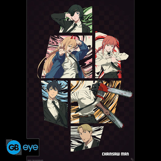 Poster 91,5 x 61 cm Chainsaw Man - Division 4