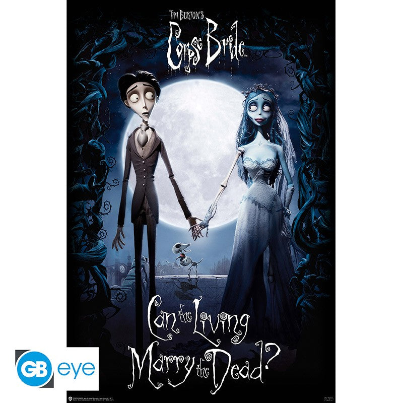 Poster 91,5 x 61 cm Corpse Bride - Victor & Emily
