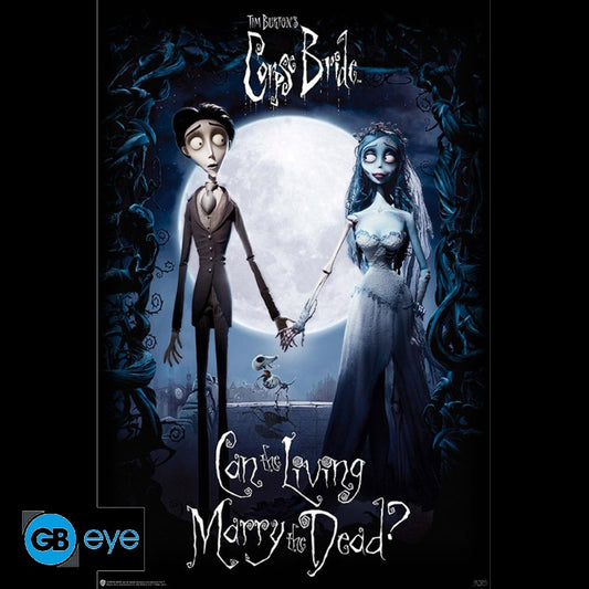 Poster 91,5 x 61 cm Corpse Bride - Victor & Emily