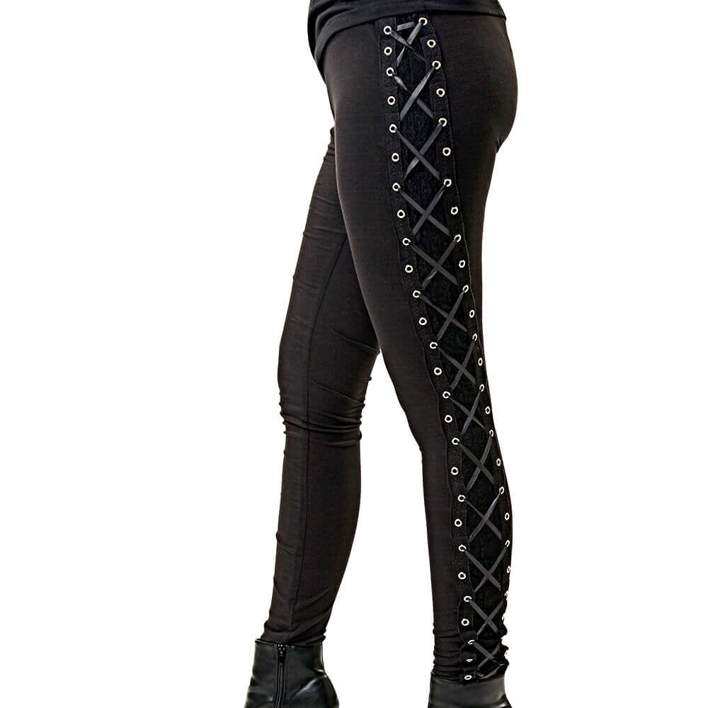 Corset Leggings – Model Ganzkörper seitlich