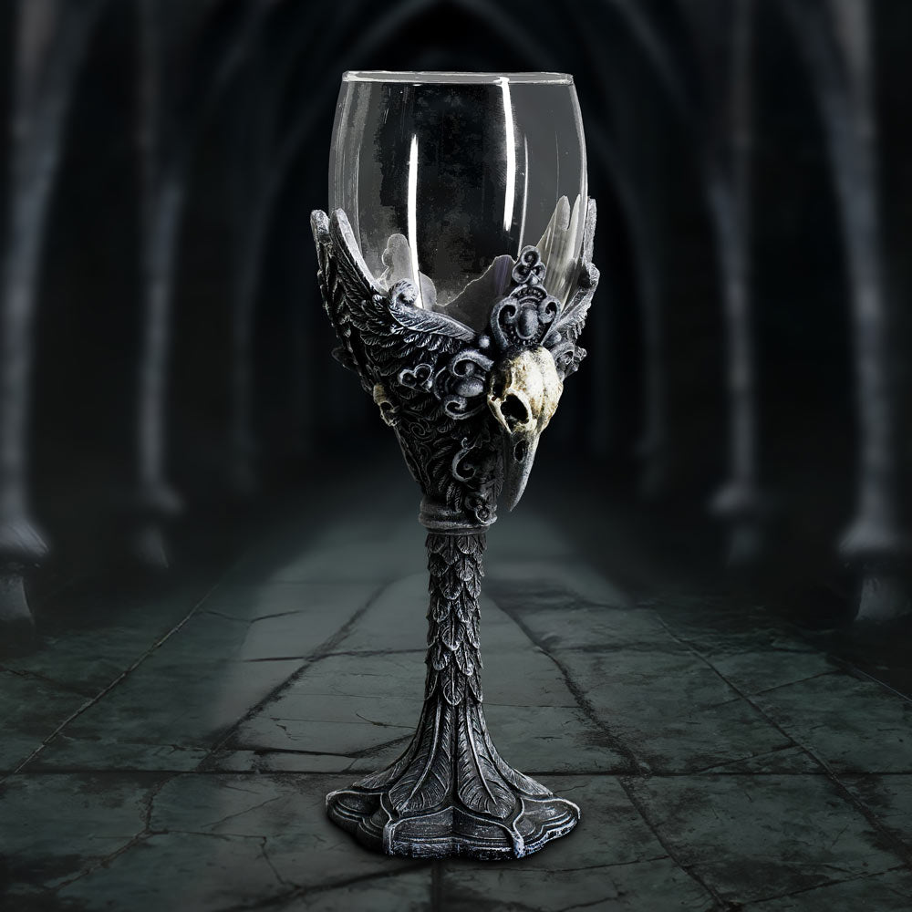 Nevermore Goblet Gothic Raven