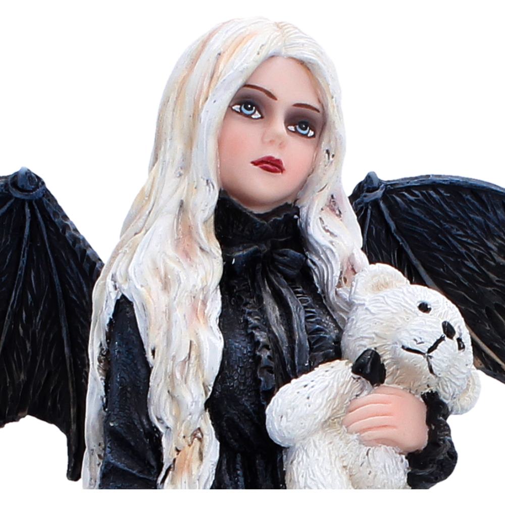 Gothic Fairy Figur "Gentle Holf" 25.5 cm Fledermaus Mädchen mit Teddy