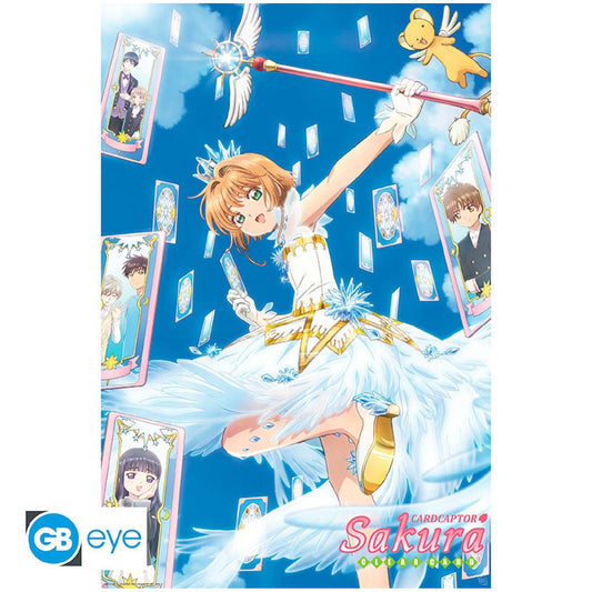 Poster 91,5 x 61 cm Cardcaptor Sakura - Sakura & Wand