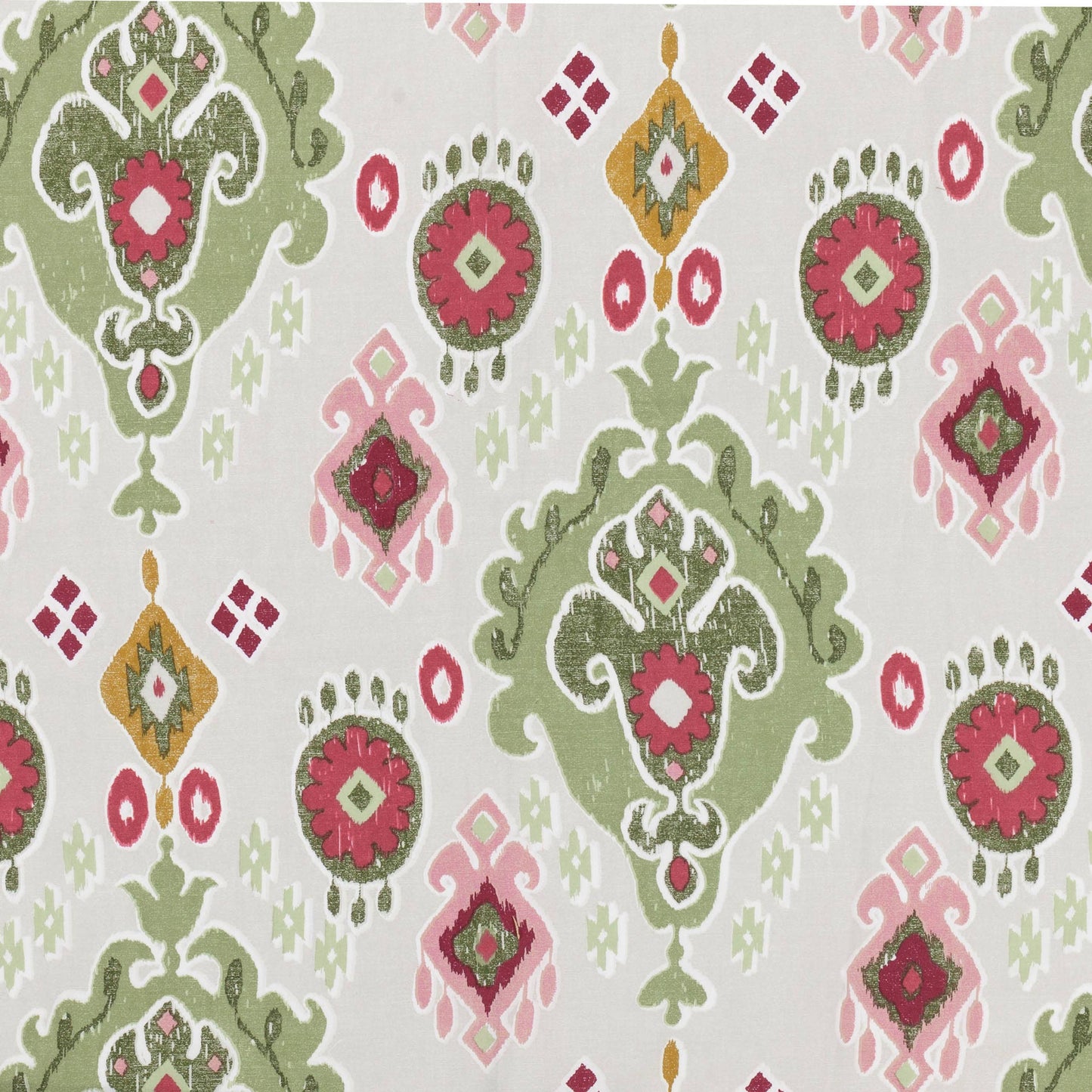 Luxus vintage Wendebettwäsche „Dawson Ikat“ mit Rüschen Waldgrün