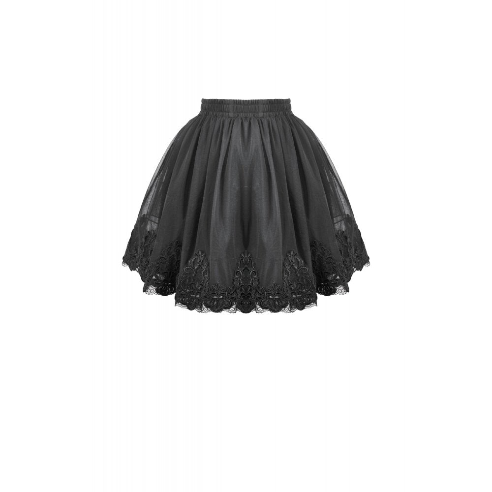 Gothic romantischer "Shadow Rose" Petticoat Dark in Love