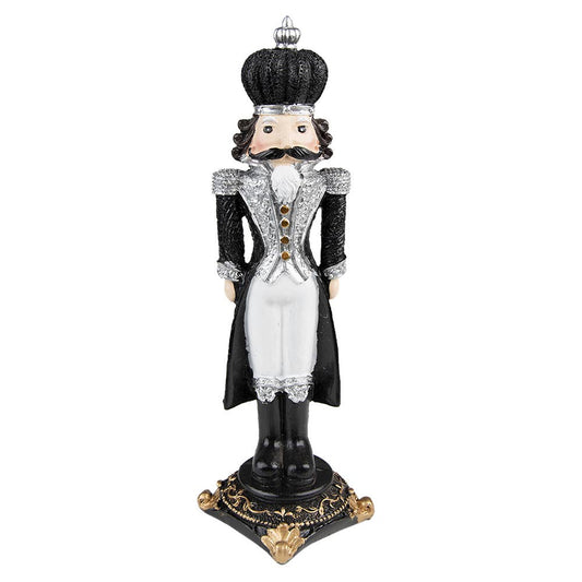 Weihnachtsschmuck Nussknacker 24 cm schwarz