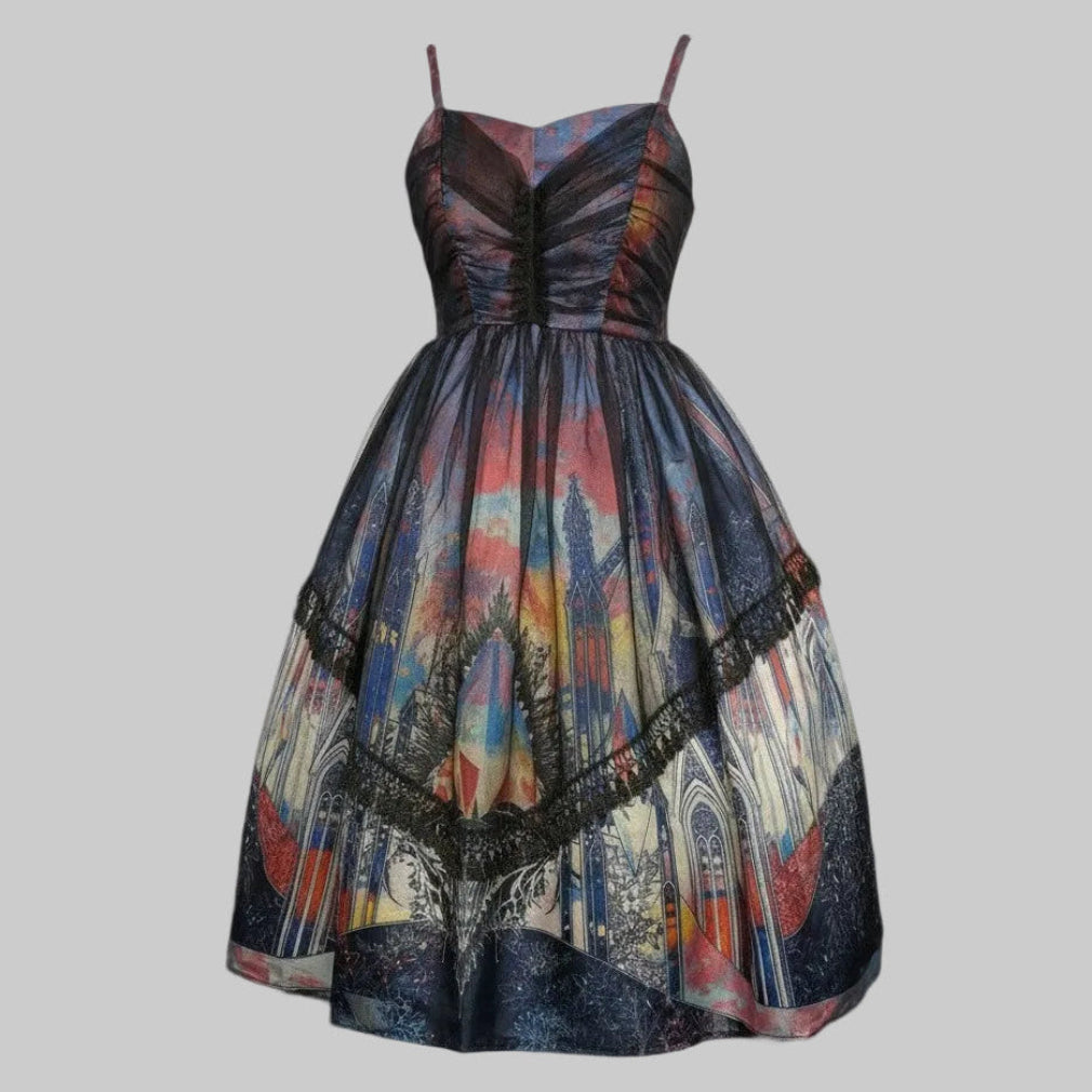 Gothic Lolita JSK – von Psyche „Celestial Cathedral“ Gr. S