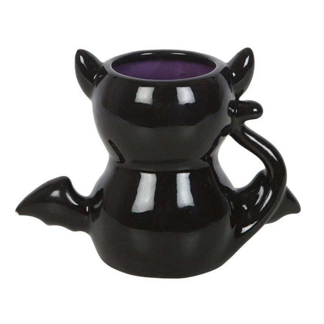 Cute Katzen Halloween Tasse 3D in schwarz