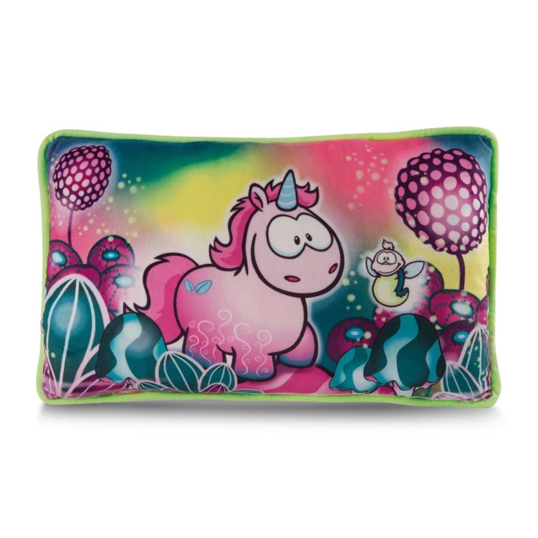 Nici rechteckiges Kissen Einhorn Midnight Floral Kissen