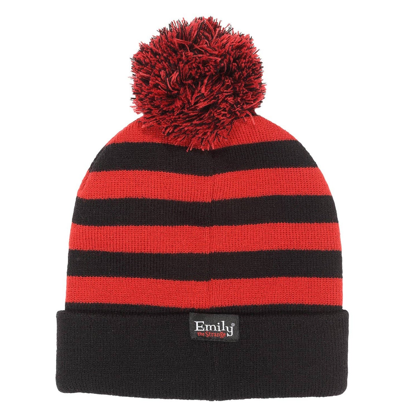 "Emily The Strange" Gestreifte Wintermütze Gothic kult