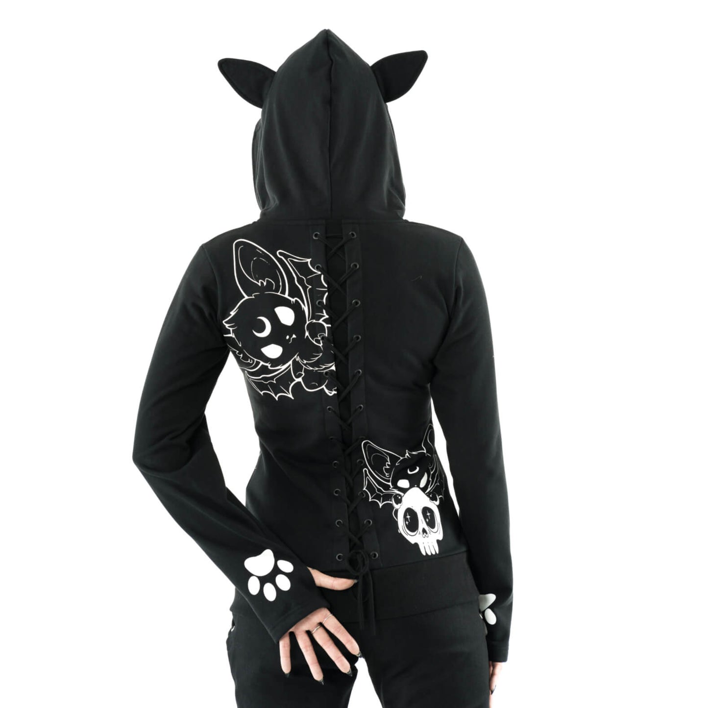 Game Over Hood – Model Rückansicht