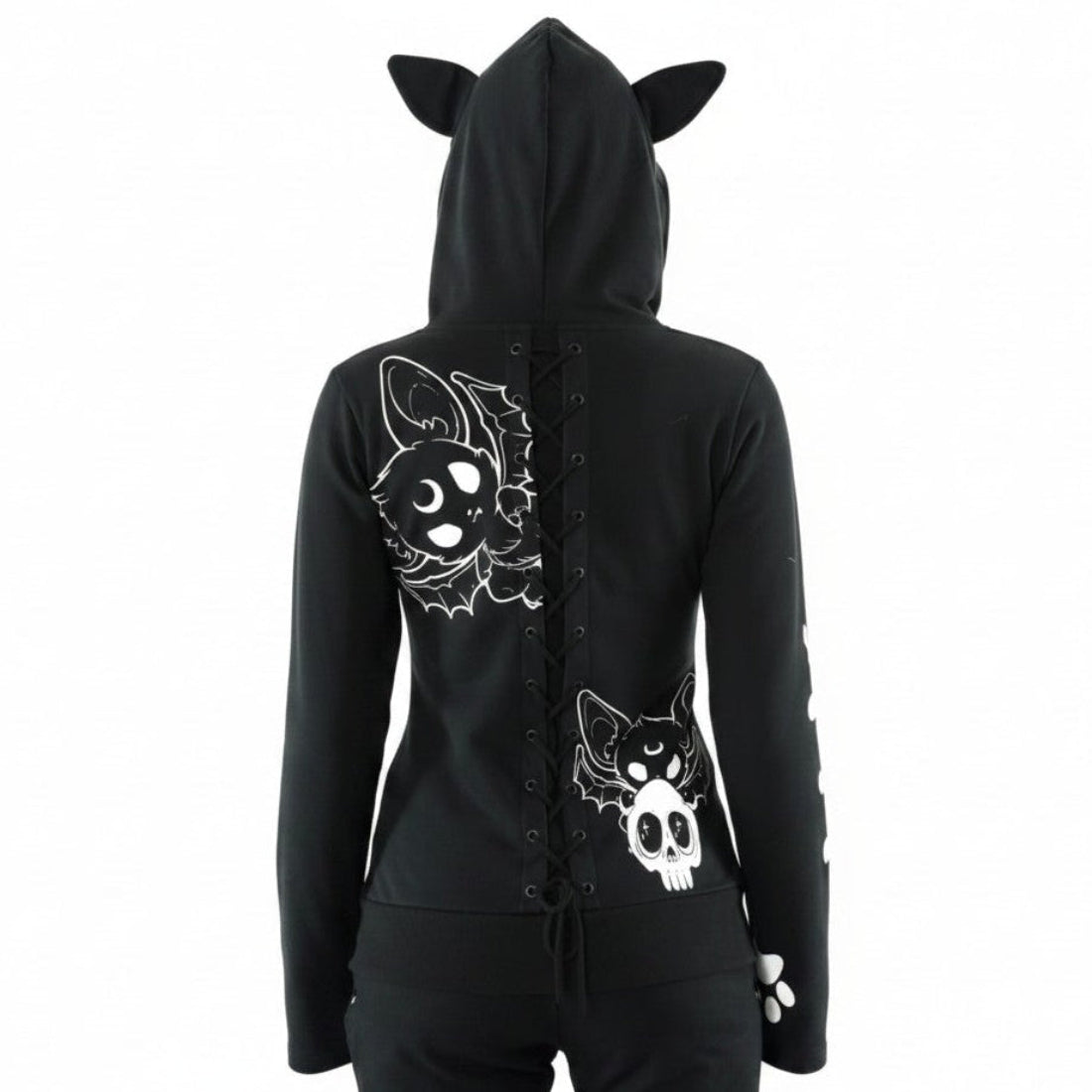 Game Over Hood – Ghost Mannequin Rückansicht