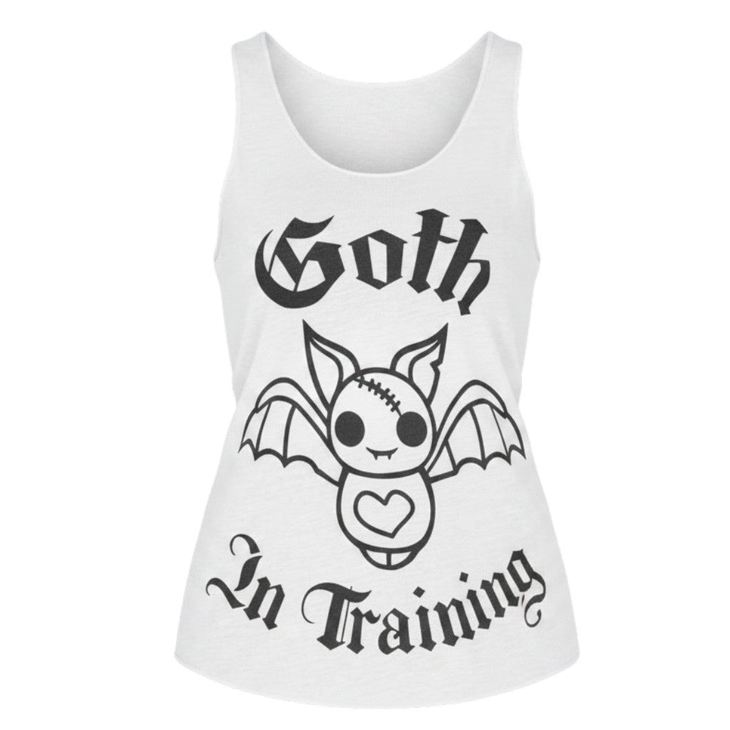 Goth In Training Vest – Ghost Mannequin Frontansicht