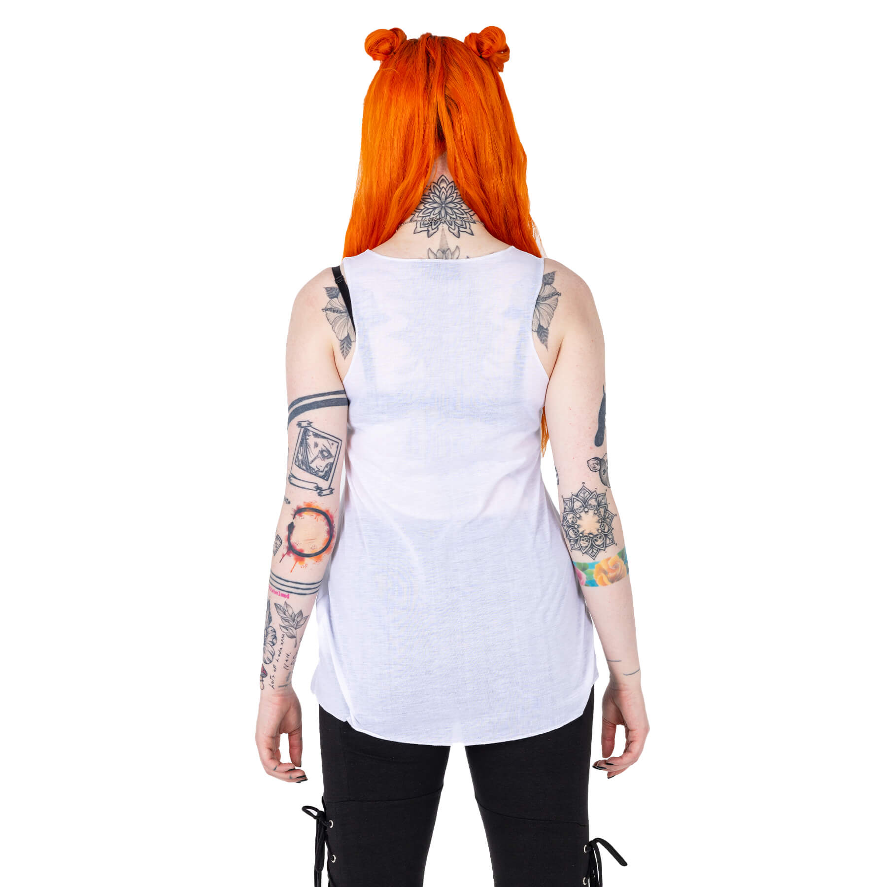 Goth In Training Vest – Model Rückansicht