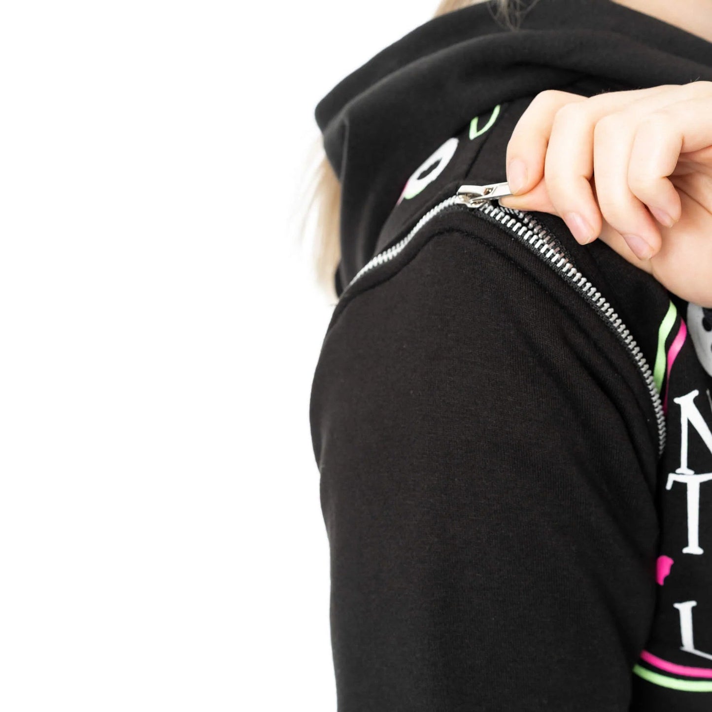 Hex Bear Varsity Jacket – Rückenansicht Nahaufnahme Artwork