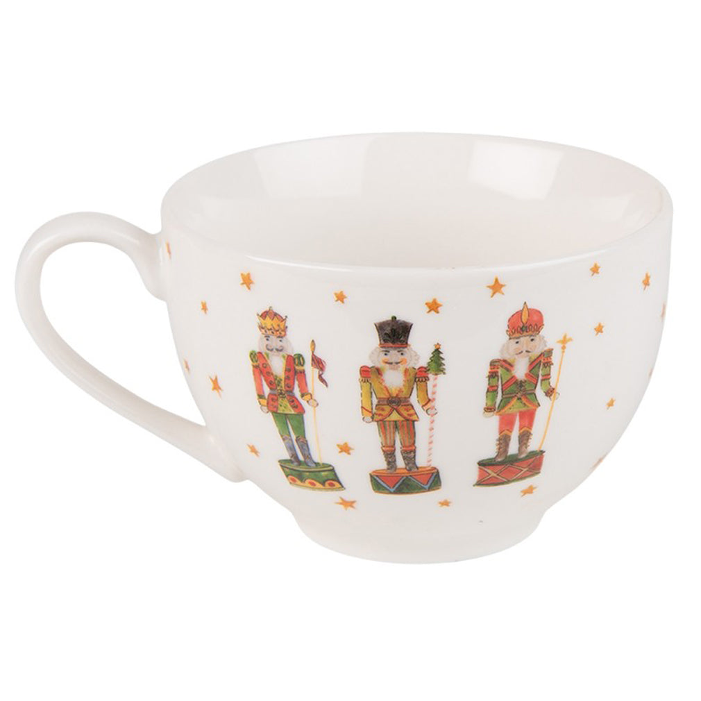 Nussknacker Set Tasse mit Untertasse Weihnachten 200 ml