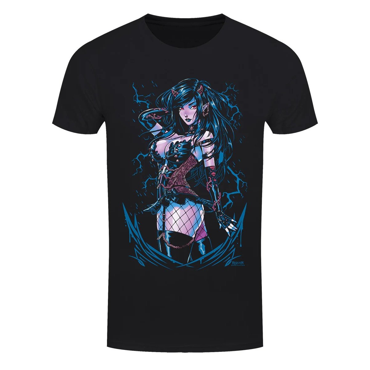 Requiem Collective „Lilith“ Anime gothic T-Shirt in schwarz