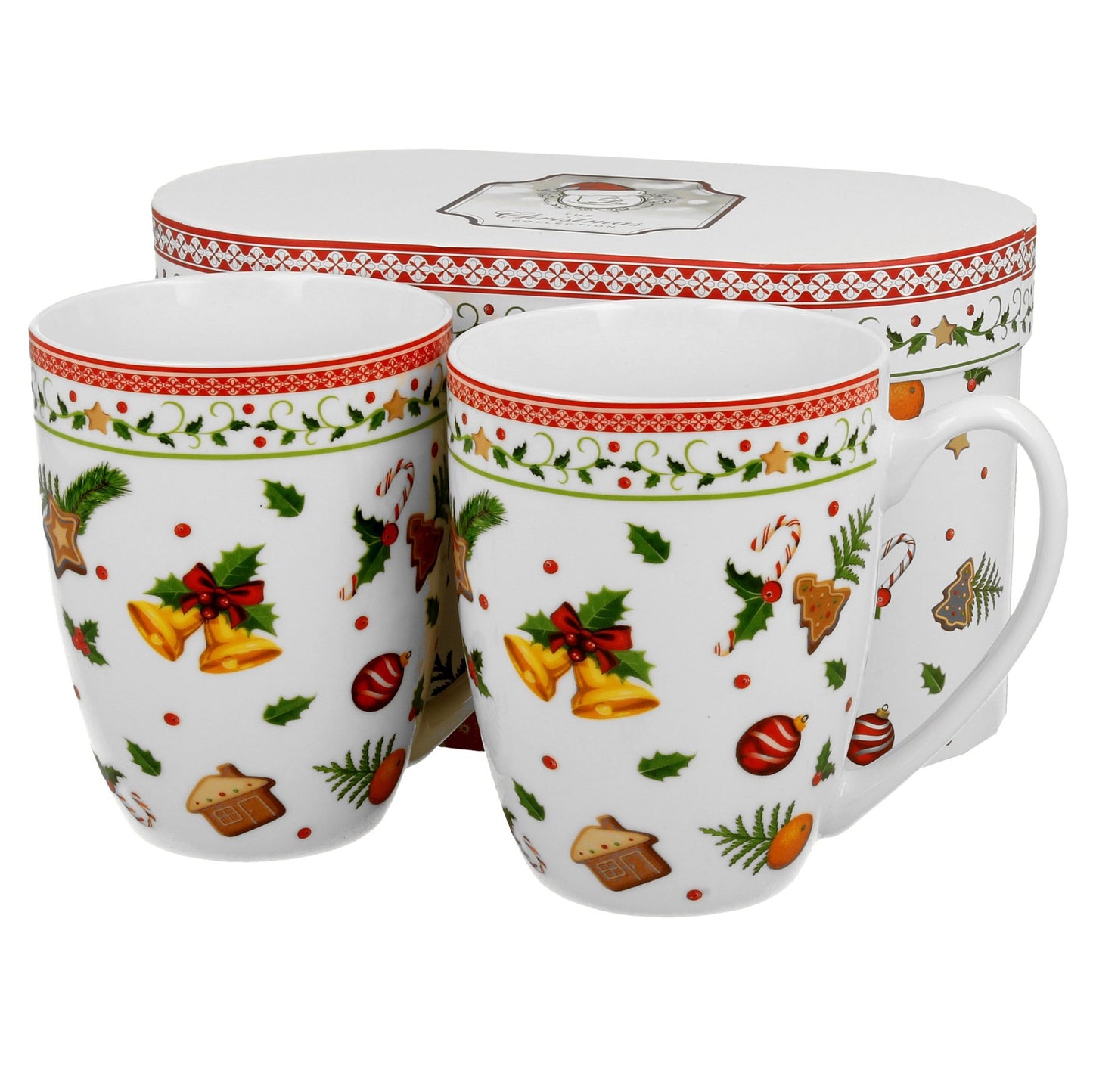Duo Tassen Set Weihnachten 2x Tasse festlich 320 ml